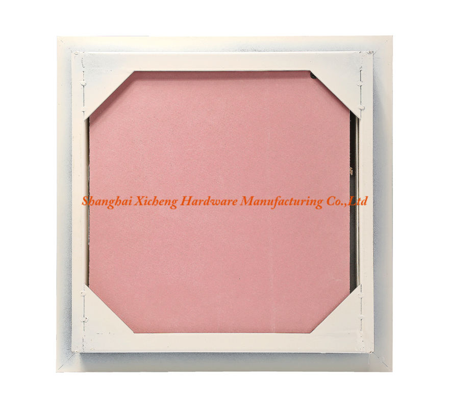 Fire Rated Access Panels Heavy Weight Steel With Pink Gypsum Board  For Drywall
